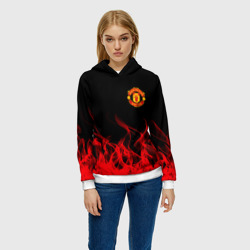 Женская толстовка 3D Manchester united - фото 2