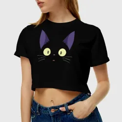 Женская футболка Crop-top 3D Дзи-Дзи - фото 2
