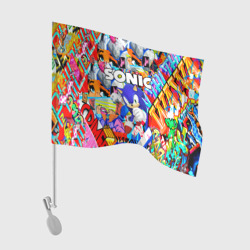 Флаг для автомобиля Sonic Соник