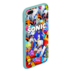 Чехол для iPhone 7Plus/8 Plus матовый Sonic Соник - фото 2