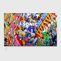 Флаг 3D Sonic Соник