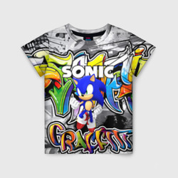 Детская футболка 3D Sonic Соник