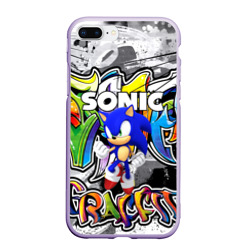 Чехол для iPhone 7Plus/8 Plus матовый Sonic Соник