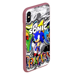 Чехол для iPhone XS Max матовый Sonic Соник - фото 2