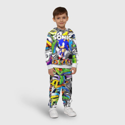 Детский костюм с толстовкой 3D Sonic Соник - фото 2