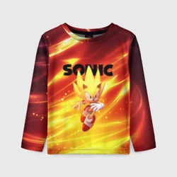 Детский лонгслив 3D Sonic Соник