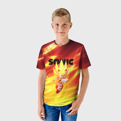 Детская футболка 3D Sonic Соник - фото 2