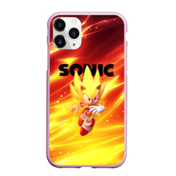 Чехол для iPhone 11 Pro Max матовый Sonic Соник