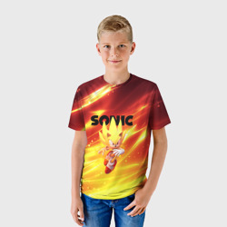 Детская футболка 3D Sonic Соник - фото 2