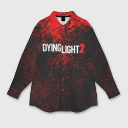 Мужская рубашка oversize 3D Dying light 2