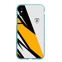 Чехол для iPhone XS Max матовый Lamborghini