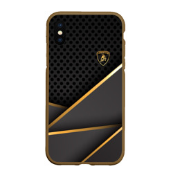 Чехол для iPhone XS Max матовый Lamborghini