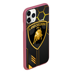 Чехол для iPhone 11 Pro Max матовый Lamborghini - фото 2