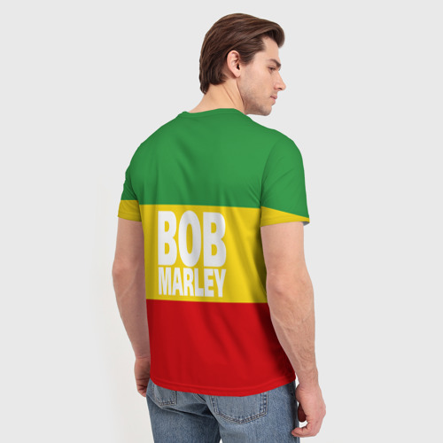 Мужская футболка 3D Bob Marley, цвет 3D печать - фото 4