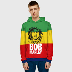 Мужская толстовка 3D Bob Marley - фото 2