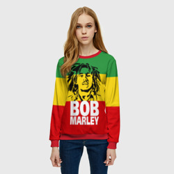 Женский свитшот 3D Bob Marley - фото 2