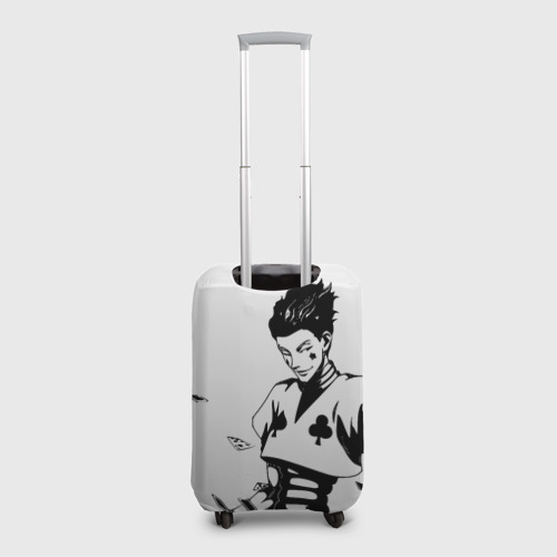 Чехол для чемодана 3D Хантер черно-белое, цвет 3D печать - фото 2