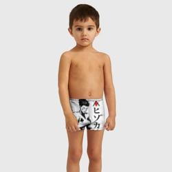 Детские купальные плавки 3D Хантер черно-белое - фото 2