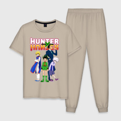 Мужская пижама хлопок Хантер лого с героями