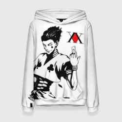 Женская толстовка 3D Хантер герой крупным планом