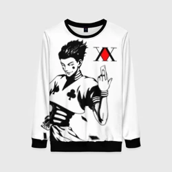 Женский свитшот 3D Хантер герой крупным планом