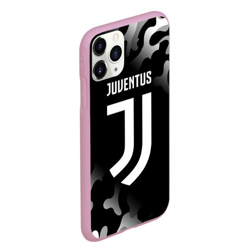 Чехол для iPhone 11 Pro Max матовый JUVENTUS / ЮВЕНТУС, цвет розовый - фото 3
