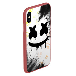 Чехол для iPhone XS Max матовый Marshmello Маршмеллоу - фото 2