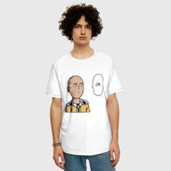 Мужская футболка хлопок Oversize Сайтама - фото 2