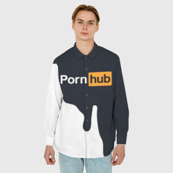 Мужская рубашка oversize 3D Pornhub - фото 2