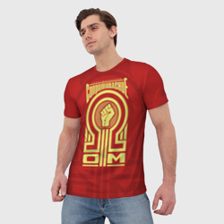 Мужская футболка 3D Электрическое сопротивление - фото 2