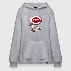 Худи SuperOversize хлопок Cincinnati reds - baseball team - talisman