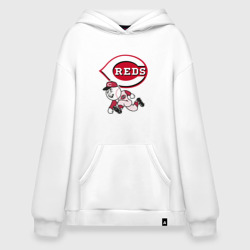 Худи SuperOversize хлопок Cincinnati reds - baseball team - talisman