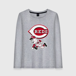 Женский лонгслив хлопок Cincinnati reds - baseball team - talisman