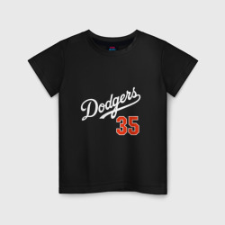 Детская футболка хлопок Los Angeles Dodgers - baseball