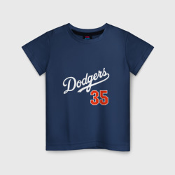 Детская футболка хлопок Los Angeles Dodgers - baseball