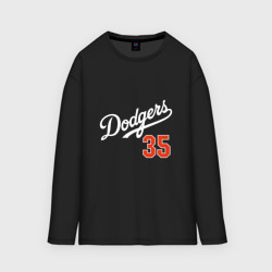 Женский лонгслив oversize хлопок Los Angeles Dodgers - baseball