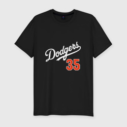 Мужская футболка хлопок Slim Los Angeles Dodgers - baseball