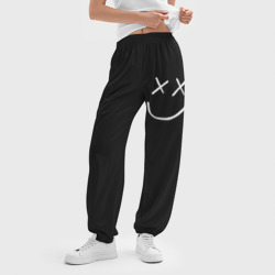 Женские джоггеры оверсайз 3D Смайлик - фото 2