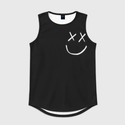 Мужская спортивная майка 3D Смайлик