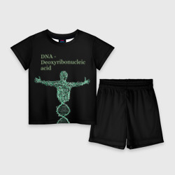 Детский костюм с шортами 3D ДНК