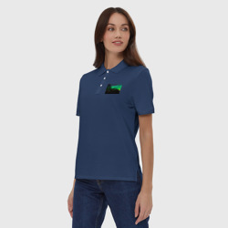 Женское поло хлопок Северное сияние - фото 2