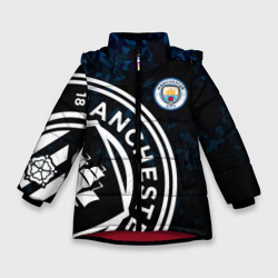 Зимняя куртка для девочек 3D Manchester City