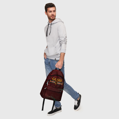 Рюкзак 3D с принтом GUSSI / ГУСИ, фото #5