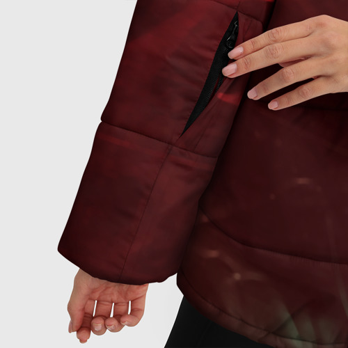 Женская зимняя куртка Oversize Gussi гуси, цвет черный - фото 6