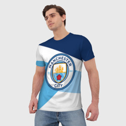 Мужская футболка 3D Manchester city exlusive - фото 2