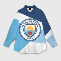 Мужская рубашка oversize 3D Manchester city exlusive
