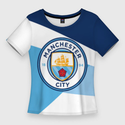 Женская футболка 3D Slim Manchester city exlusive