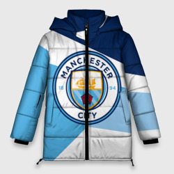 Женская зимняя куртка Oversize Manchester city exlusive