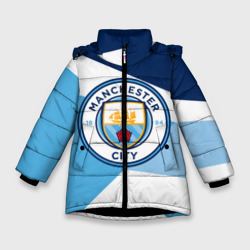 Зимняя куртка для девочек 3D Manchester city exlusive