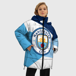 Женская зимняя куртка Oversize Manchester city exlusive - фото 2